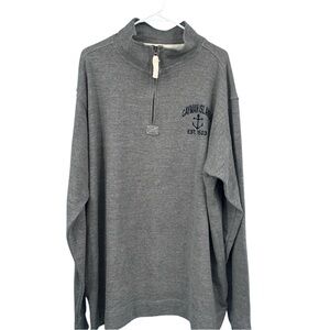 Cayman Islands Gray Half-Zip Sweatshirt